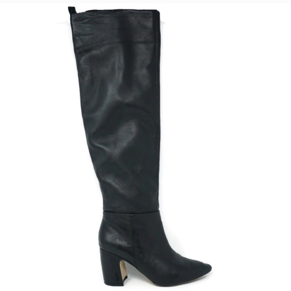 Sam Edelman Hutton knee high black leather boot
